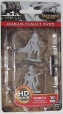Pathfinder Battles Unpainted Minis - Human Female Bard